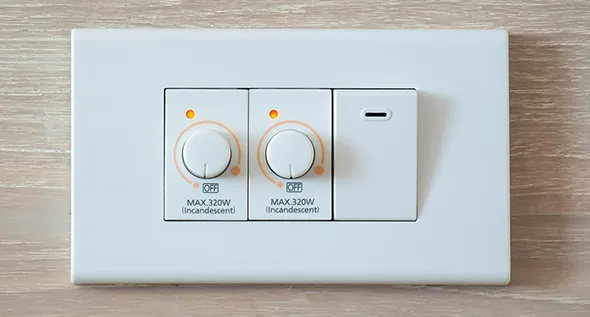 Dimming Switch Installation for Convenient, Energy-Efficient, and Customized Lighting Control